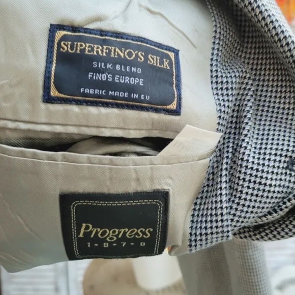 PROGRESS 1878 Vintage Silk Wool blend, Union-Made, Superfino Silk - Picture 3 of 8